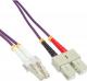 InLine Patchcord światłowodowy LC/SC, 50/125µm, OM4 15m (88655P) 1