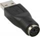 Adapter USB InLine USB - PS/2 Czarny  (33102K) 1