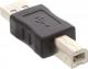 Adapter USB InLine USB - USB-B Czarny  (33443A) 1