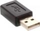Adapter USB InLine miniUSB - USB Czarny  (33500A) 1