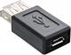 Adapter USB InLine microUSB - USB Czarny  (31613) 1