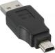 Adapter USB InLine miniUSB - USB Czarny  (33441C) 1