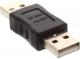 Adapter USB InLine USB - USB Czarny  (33441) 1