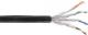 InLine Kabel instalacyjny S/FTP, PiMF, Cat.7a, AWG 23, Copper, 1200 Mhz, PE, czarny, 100m (70100P) 1