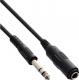Kabel InLine Jack 6.3mm  - Jack 6.3mm 5m czarny (99935A) 1