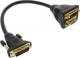 Adapter AV InLine DVI-I - D-Sub (VGA) - DVI-I czarny (17301) 1
