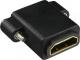 Adapter AV InLine HDMI - HDMI czarny (17600N) 1