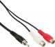 Kabel Intos RCA (Cinch) - RCA (Cinch) x2 0.2m czarny (89924) 2