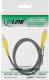 Kabel Intos RCA (Cinch) - RCA (Cinch) 0.5m żółty (89937B) 1