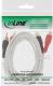Kabel Intos RCA (Cinch) x2 - RCA (Cinch) x2 3m biały (89938U) 1