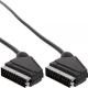 Kabel InLine Scart - Scart 3m czarny (89973) 1