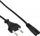Kabel zasilający InLine Typ C Euro Plug - Euro 8 socket 1.5m (16654S) 1