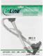 InLine SATA - SATA, 0.5m, Biały (27305X) 1
