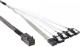 InLine SFF 8643 - SATA x4, 0.5m, Szary (27630A) 1