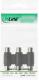 Adapter AV InLine RCA (Cinch) x3 - RCA (Cinch) x3 czarny (99319A) 2