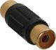 Adapter AV InLine RCA (Cinch) - RCA (Cinch) czarny (99315) 1