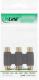 Adapter AV InLine RCA (Cinch) x3 - RCA (Cinch) x3 czarny (99319) 2