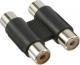 Adapter AV InLine RCA (Cinch) x2 - RCA (Cinch) x2 czarny (99318) 1