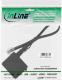 InLine Adapter RJ11 6P4C męski do German TAE-F żeński, 0.2m (69945) 1