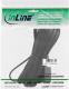 InLine Modularny kabel RJ12, 6P6C, męski-żeński, czarny, 3m (18833) 2