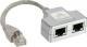InLine Dubler portów ISDN, RJ45 męski do 2x RJ45 żeński (69932A) 1