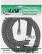 InLine Spiralny kabel RJ10/RJ10, czarny, 4m (18895A) 1