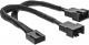 InLine 4-pin - 4-pin x2, 0.15m, Czarny (33328Y) 1
