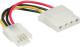 InLine Molex - 4-pin Floppy, 0.06m, Wielokolorowy (26622A) 1
