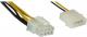 InLine Molex - ATX/EPS 8-pin, 0.3m, Żółty (26630) 1