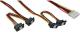InLine Molex - SATA x4, 0.55m, Wielokolorowy (29672B) 1