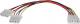 InLine Molex - Molex x2, 0.2m, Wielokolorowy (29659L) 2