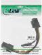 InLine PCIe 6-pin - PCIe 8-pin, 0.1m, Żółty (26626) 1