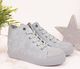 Big Star Sneakersy damskie na koturnie niebieskie Big Star II274094 38 1