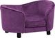 vidaXL Sofa dla psa, burgundowa, 69x49x40 cm, pluszowa 1