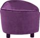 vidaXL Sofa dla psa, burgundowa, 69x49x40 cm, pluszowa 3