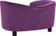 vidaXL Sofa dla psa, burgundowa, 69x49x40 cm, pluszowa 4