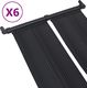 vidaXL Panele solarne do podgrzewania basenu, 6 szt., 80x310 cm 2