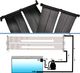 vidaXL Panele solarne do podgrzewania basenu, 4 szt., 80x620 cm 4