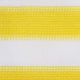 vidaXL Parawan balkonowy, żółto-biały, 120x600 cm, HDPE 2