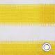 vidaXL Parawan balkonowy, żółto-biały, 120x600 cm, HDPE 3