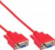 InLine DB-9 - DB-9, 2m, Czerwony (12222B) 1