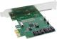 Kontroler InLine PCIe 2.0 x1 - 2x SATA 3 (76696C) 1