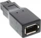 InLine Firewire 9-pin - Firewire 6-pin, Czarny (34600A) 1