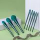 Eigshow Beauty Eigshow Beauty seria Jade Zestaw 8 zielonych pędzli Premium + Tuba 2