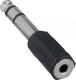 Adapter AV InLine Jack 6.3mm - Jack 3.5mm czarny (99305) 1