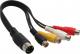 Kabel InLine 5-Pin - RCA (Cinch) 0.2m czarny (89230) 1