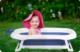 Ricokids Wanienka dla niemowląt z poduszką biało-niebieska (RK-280) 9
