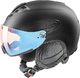 Uvex Kask z przyłbicą szybą Uvex Hlmt 300 Vario Black Mat 2019 1