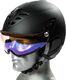 Uvex Kask z przyłbicą szybą Uvex Hlmt 300 Vario Black Mat 2019 3