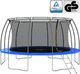 Trampolina ogrodowa vidaXL 92945 z siatką wewnętrzną 16 FT 487 cm 1